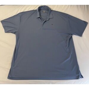 Callaway Opti-Dri Polo 4XL - Long & Tall - Bluish/Gray EUC